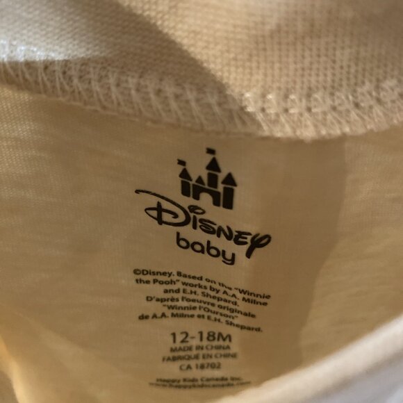 Disney Baby Winnie The Pooh Bee Infant 2 Pce Set T-Shirt Shorts Size 12-18 M - Picture 6 of 9